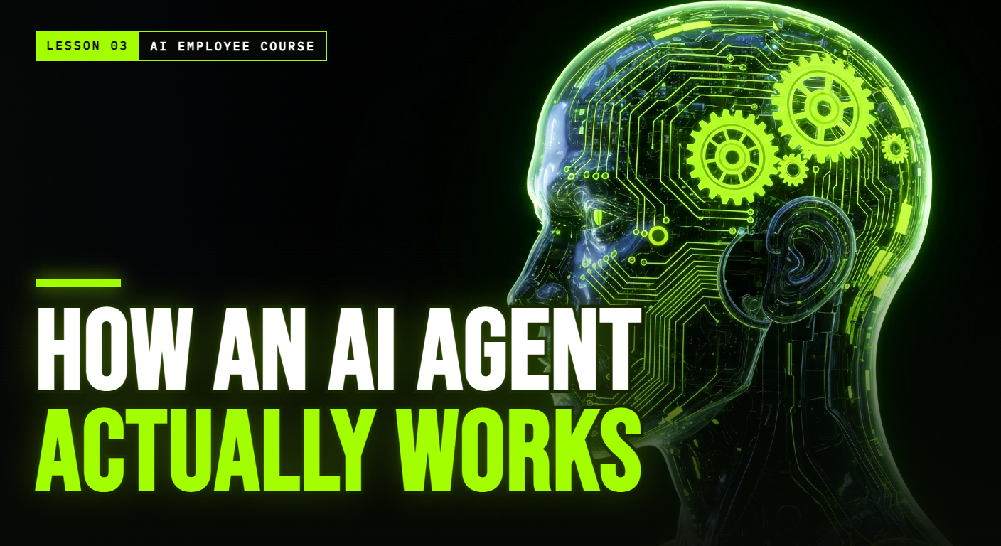 How an AI Agent Actually Works: Perceive, Decide, Act.